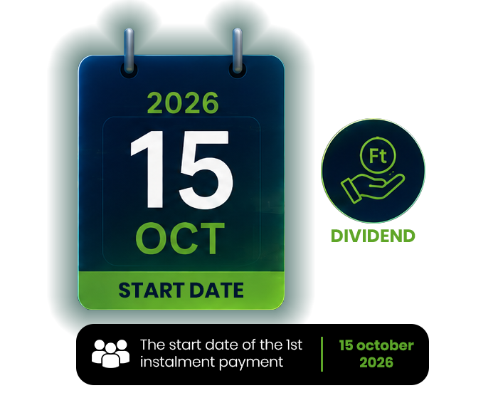 Dividend payment 2026